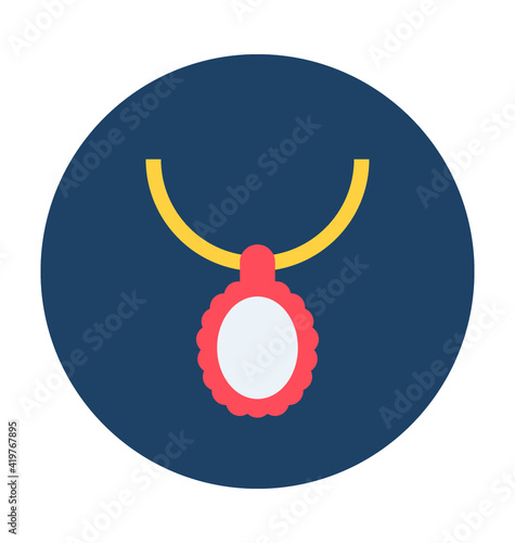 Necklace Vector Icon