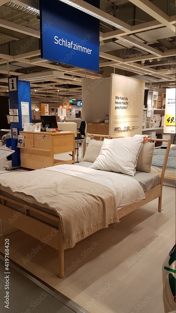 2019 Interior Of The Ikea, Ikea Germany Bed Sizes