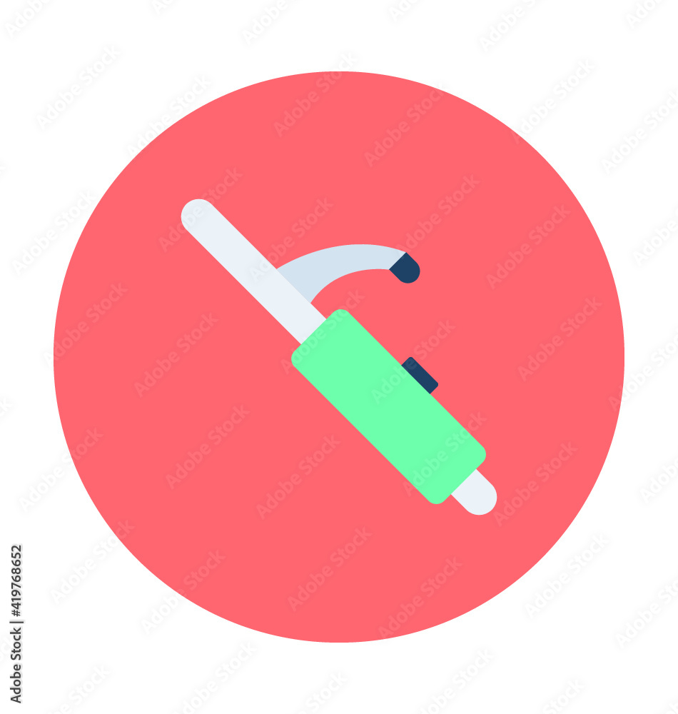 Hair Curler Vector Icon