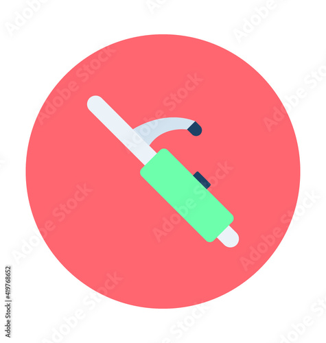 Hair Curler Vector Icon