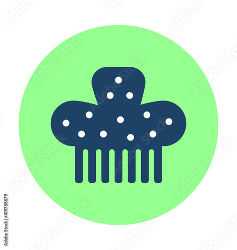 Hair Clutcher Vector Icon photo