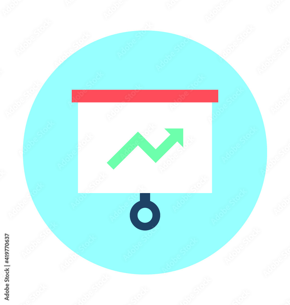 Flipchart Vector Icon