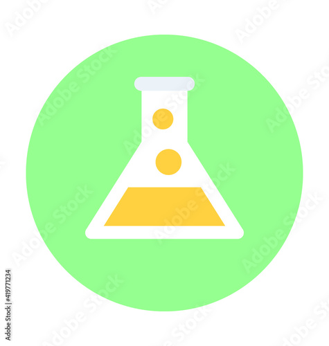 Conical Flask Vector Icon