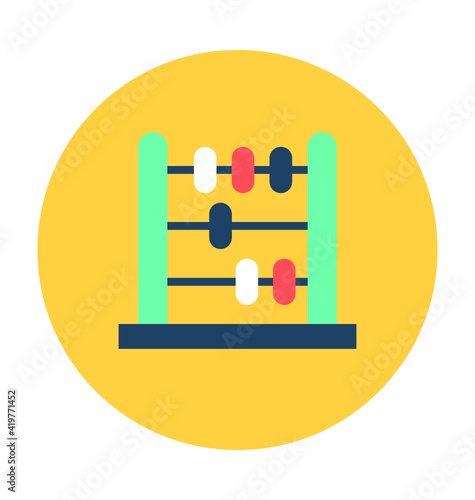 Abacus Vector Icon