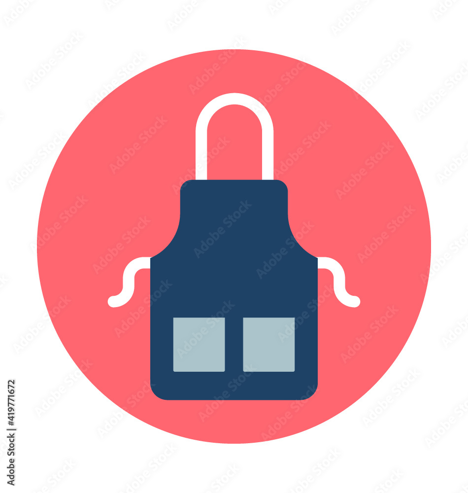 Apron Vector Icon Apron Vector Icon