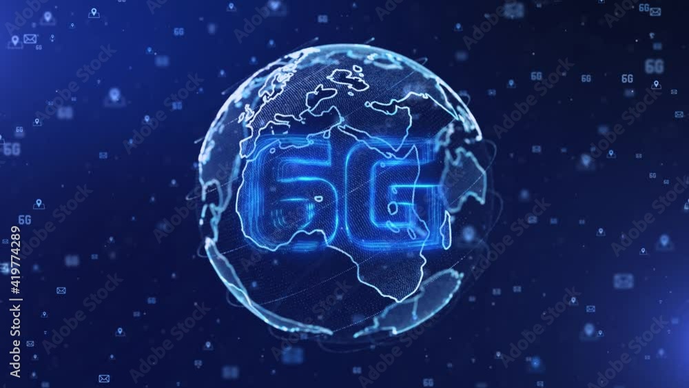 6G High Speed Connection of Internet of things IOT loop Background. Futuristic Global and Social Network Connection, Technology Network Digital Data Connection Background Concept, 4K 6G High Speed Connection of Internet of things IOT loop Background. Futuristic Global and Social Network Connection, Technology Network Digital Data Connection Background Concept, 4K