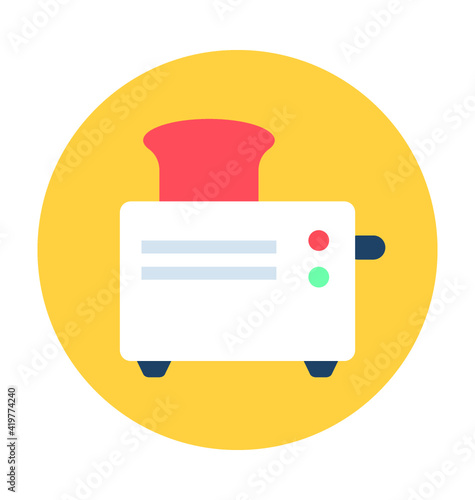 Toaster Vector Icon