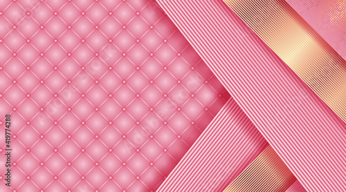 Luxury cute light pink shades in 3d abstract style background . Royal party leather texture decorative backdrop design. Illustration Pale rose color with modern deluxe template