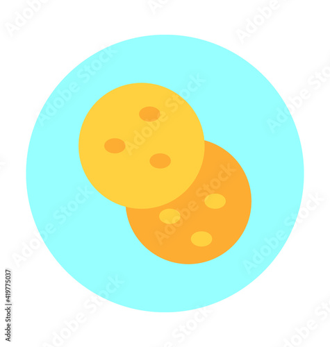 Biscuit Vector Icon