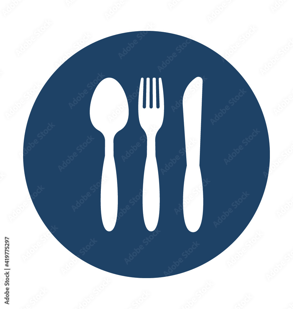 Cutlery Vector Icon Cutlery Vector Icon