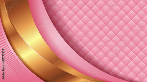 Luxury cute light pink shades in 3d abstract style background . Royal party leather texture decorative backdrop design. Illustration Pale rose color with modern deluxe template