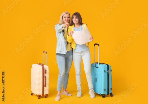 Couple of lesbian tourists ...
