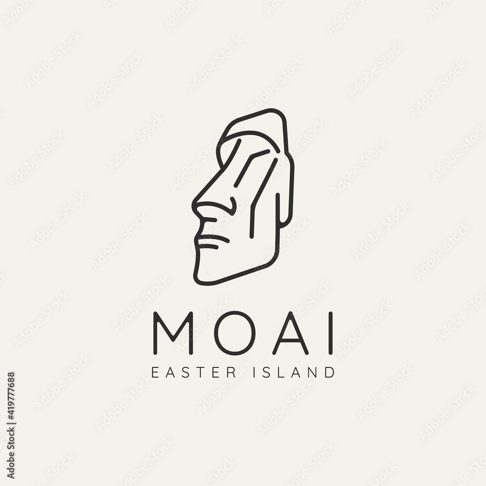 Moai Emoji Art Prints for Sale