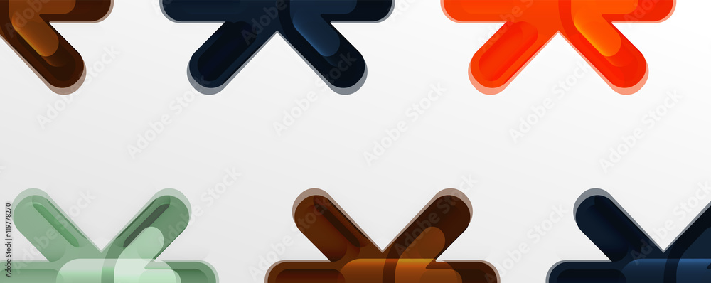Abstract glossy crosses background for business or technology presentations, internet posters or web brochure covers Abstract glossy crosses background for business or technology presentations, internet posters or web brochure covers