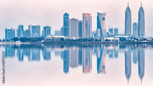 Dubai city in UAE © Stockbym