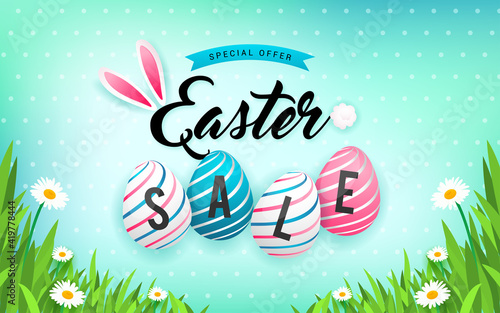 Photography Easter Sale vector illustration