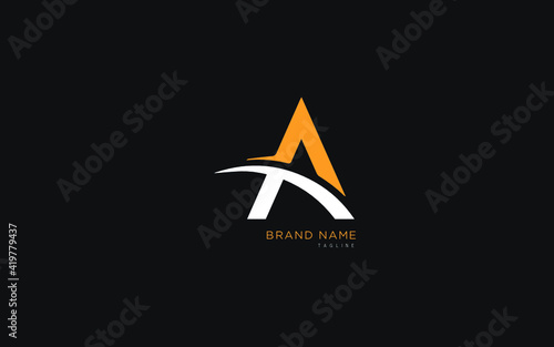 Alphabet letter Initial A, AA logo premium business typeface, minimal, innovative concept, creative, symbol, sign, Monogram, vector, startup, template graphic design.