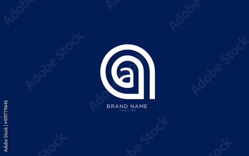 Alphabet letter Initial A, AA logo premium business typeface, minimal, innovative concept, creative, symbol, sign, Monogram, vector, startup, template graphic design.