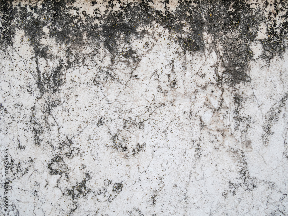 White cracked wall background texture pattern. White cracked wall background texture pattern.