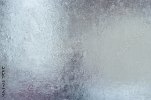 Silver shiny wall abstract background texture, Beatiful Luxury and Elegant