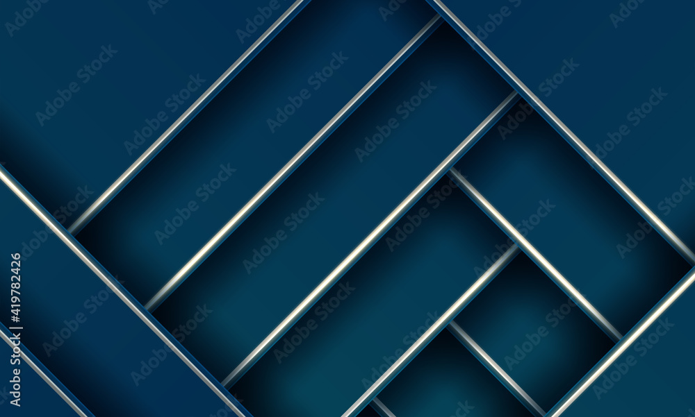 Abstract luxury silver and dark blue background Abstract luxury silver and dark blue background
