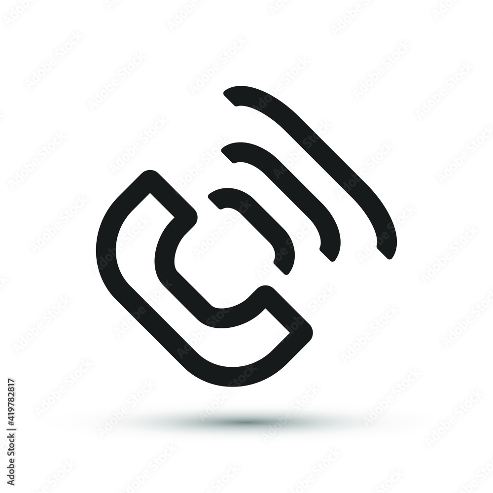 Phone tube icon vector medical element for trendy design. Simple pictogram for mobile concept and web apps. Vector line call center icon telephone isolated on a white background. Phone tube icon vector medical element for trendy design. Simple pictogram for mobile concept and web apps. Vector line call center icon telephone isolated on a white background.