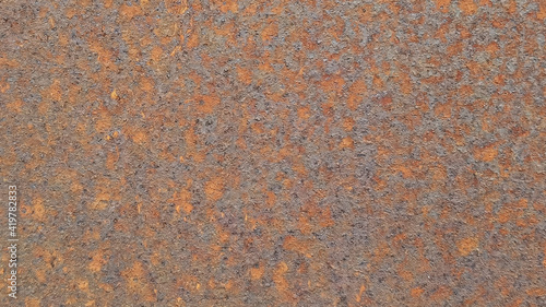 close up of rust and oxidized metal for background
