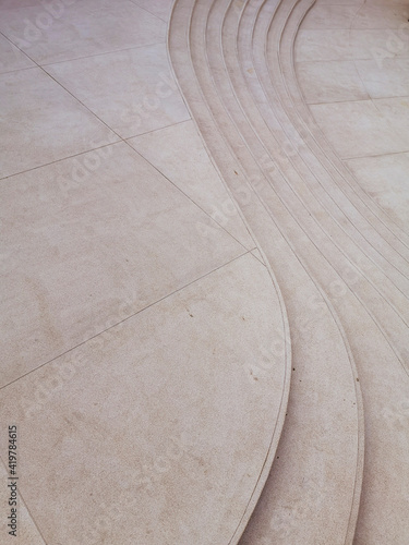 Curved stairs at Golden Dragon Park 1
