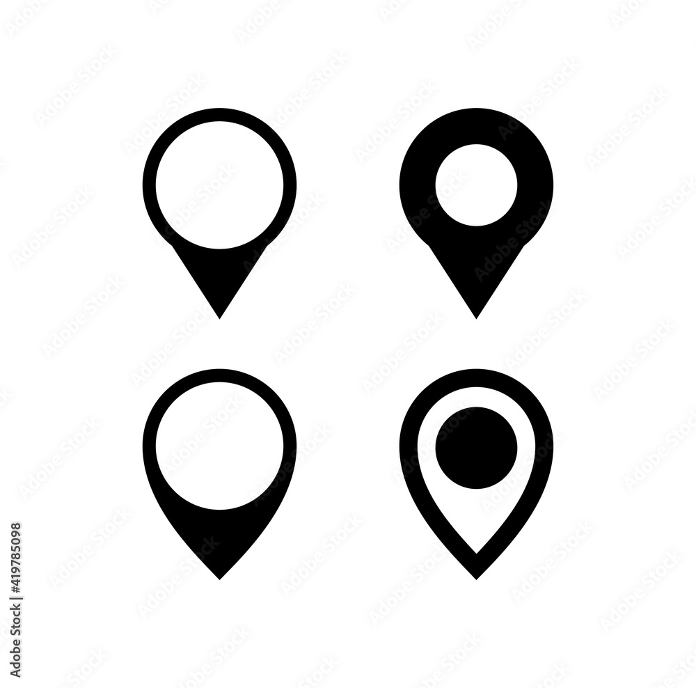 pin map icon, location pin collection pin map icon, location pin collection