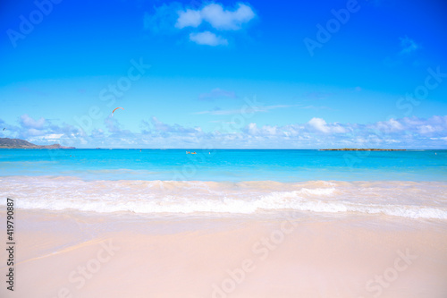 Fototapeta Naklejka Na Ścianę i Meble -  Lanikai beach, Kailua, Oahu, Hawaii | Sea Nature Ocean Landscape Travel