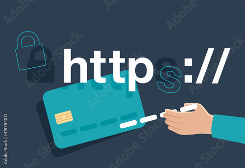Phishing website - card number stealing
