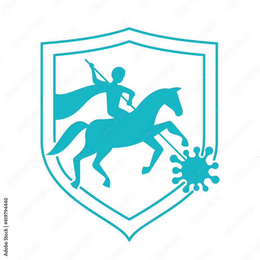 Antiviral antibacterial formula shield icon Antiviral antibacterial formula shield icon
