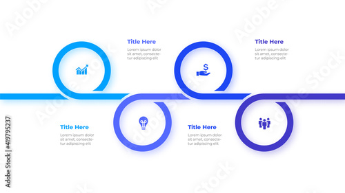 Abstract infographics number options template. Vector illustration. Can be used for workflow layout, diagram, business step options, banner and web design