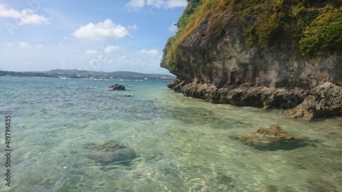 グアムの島の海岸
