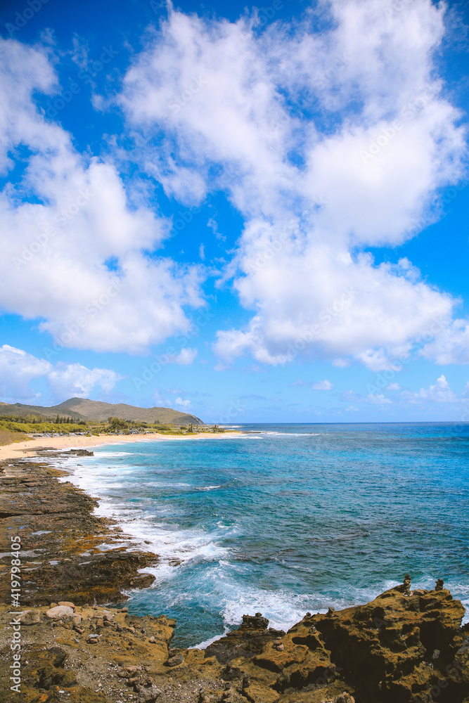 Halona Blowhole Lookout Oahu Hawaii Sandy Beach