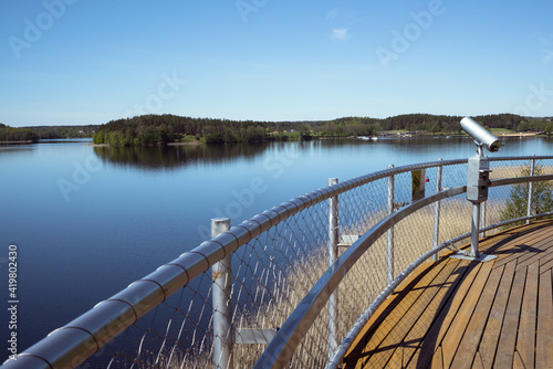 View of Lake Zarasas from the Zarasai observation circle (bridge) © Vygintas Racinskas