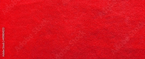 Panorama of New red carpet fabric texture and background seamless photo