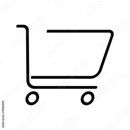 shopping cart icons. web icons for online store. vector illustration eps 10