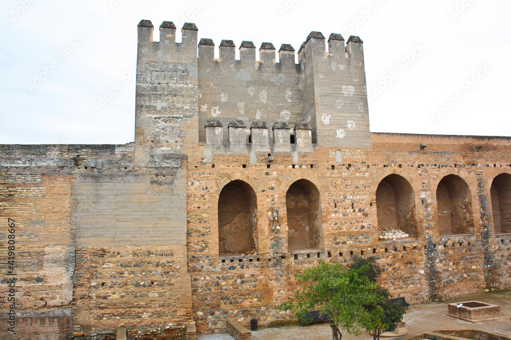 Picturesque impressions from the Alhambra in Spain