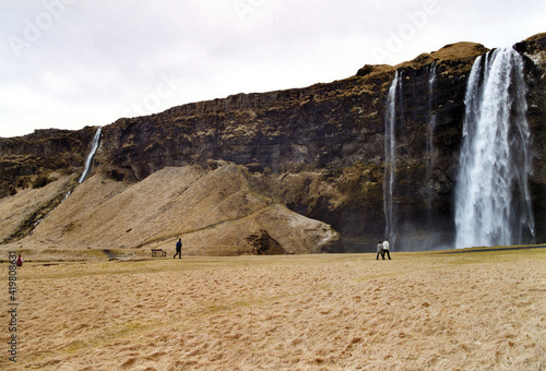 Vues des chutes de Selja Landsfoss en Islande photo