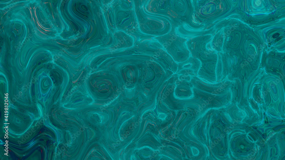 Obraz premium Abstract blurry green background with bubble texture