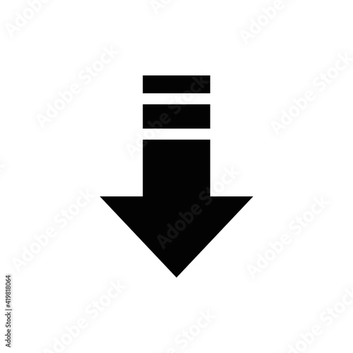 Arrow Icon Template Symbol photo