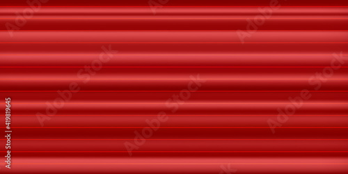 Abstract red curtain vector background with stripes