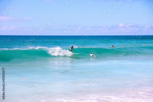 Big waves at Banzai Pipeline, Oahu, Hawaii   Sea Nature Landscape Travel © youli