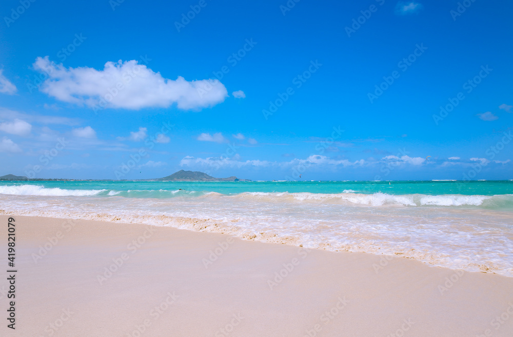 Lanikai beach, Kailua, Oahu, Hawaii | Sea Nature Ocean Landscape Travel