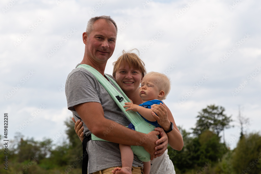 Fototapeta premium parent and child