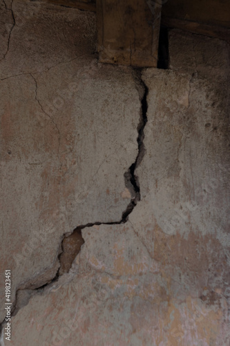 Crack in the Wall Rustic Background