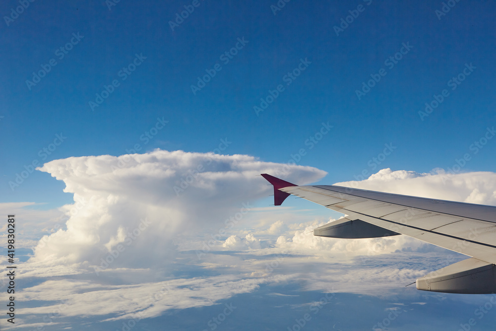 Obraz premium wing of airplane
