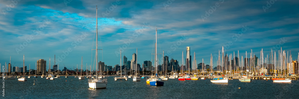 Melbourne City Panorama - Australia