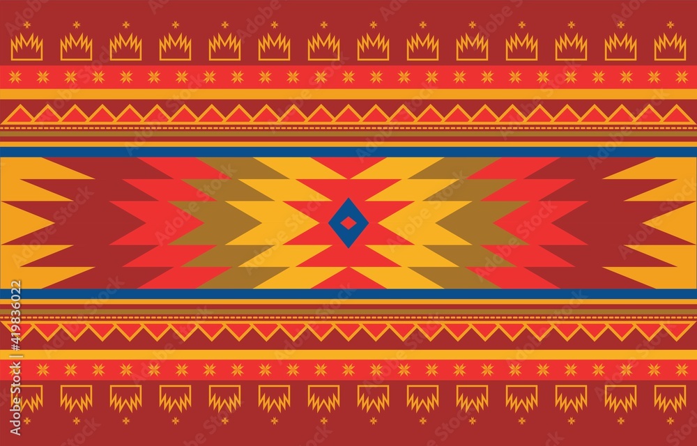 Geometric ethnic seamless pattern Oriental ethnic pattern traditional background, tribal seamless pattern Design for carpet,wallpaper,clothing,wrapping,fabric, Vector illustration embroidery style. Geometric ethnic seamless pattern Oriental ethnic pattern traditional background, tribal seamless pattern Design for carpet,wallpaper,clothing,wrapping,fabric, Vector illustration embroidery style.
